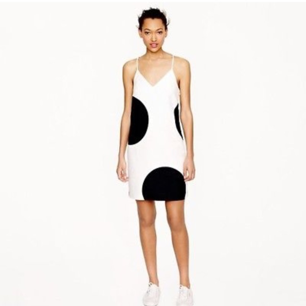 JCrew Carrie Polka Dot Dress Size 2